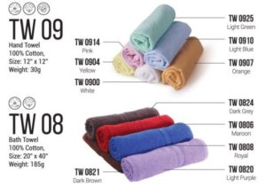 TW08, TW09 Towels
