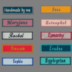 singapore embroidery service, wahmee.com.sg, embroidery service in singapore, Emb name tag