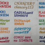 singapore embroidery service, wahmee.com.sg, embroidery service in singapore, LH embroidery FORM & colour