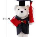 custom soft toy singapore, wahmee.com.sg, Bear square hat2